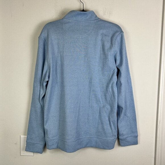 Walter Hagen Midweight 1/4 Zip Pullover Top Light Blue Cotton Blend Size S NWT - Picture 7 of 10